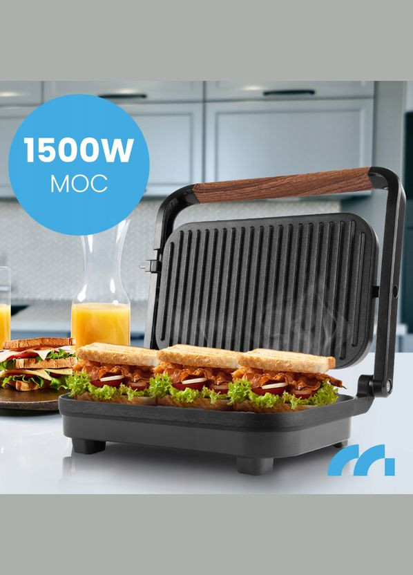 Електрогриль контактний SM1500W 1500Вт (Польща) Maltec (365754392)