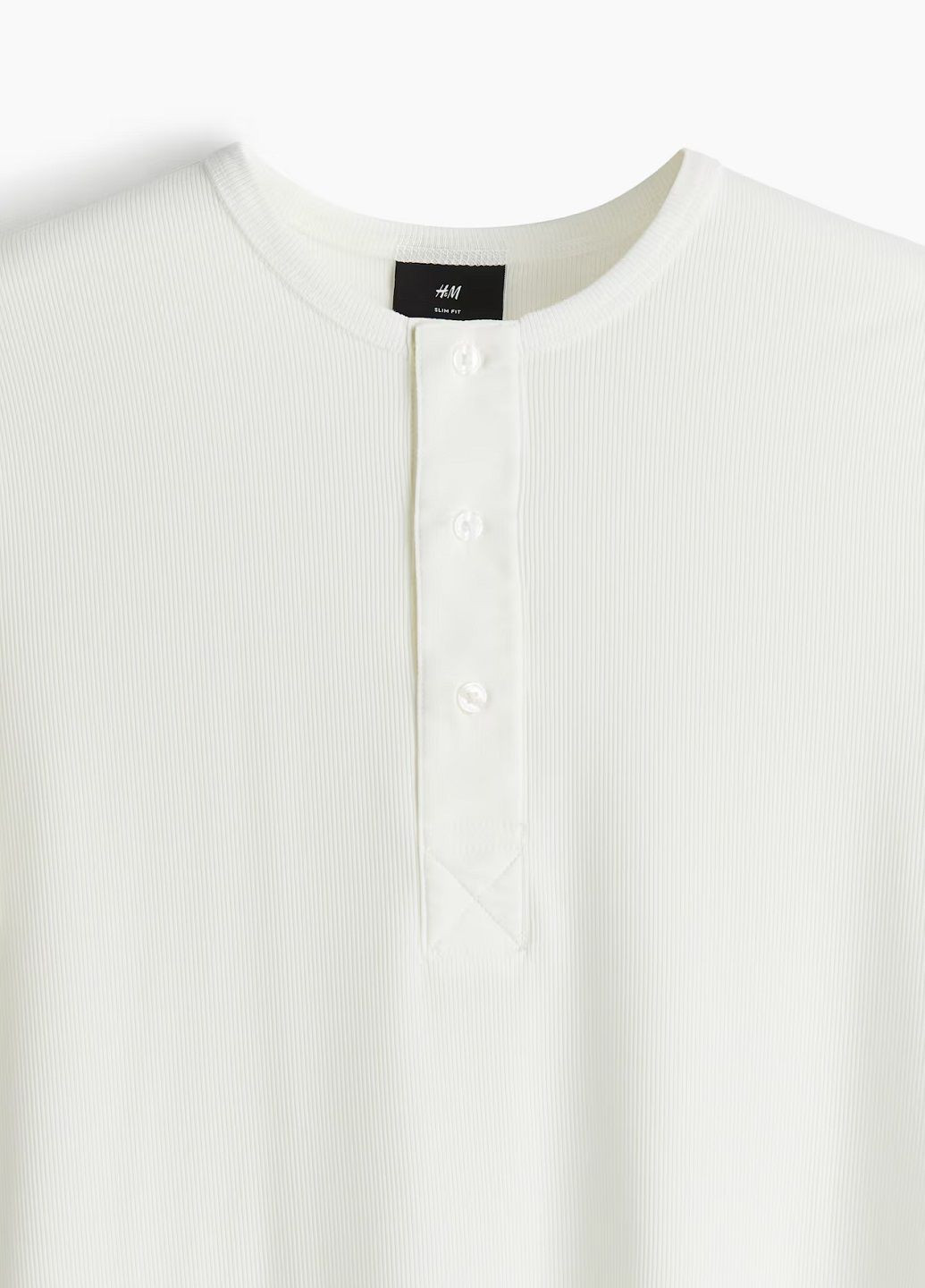 Молочная футболка H&M