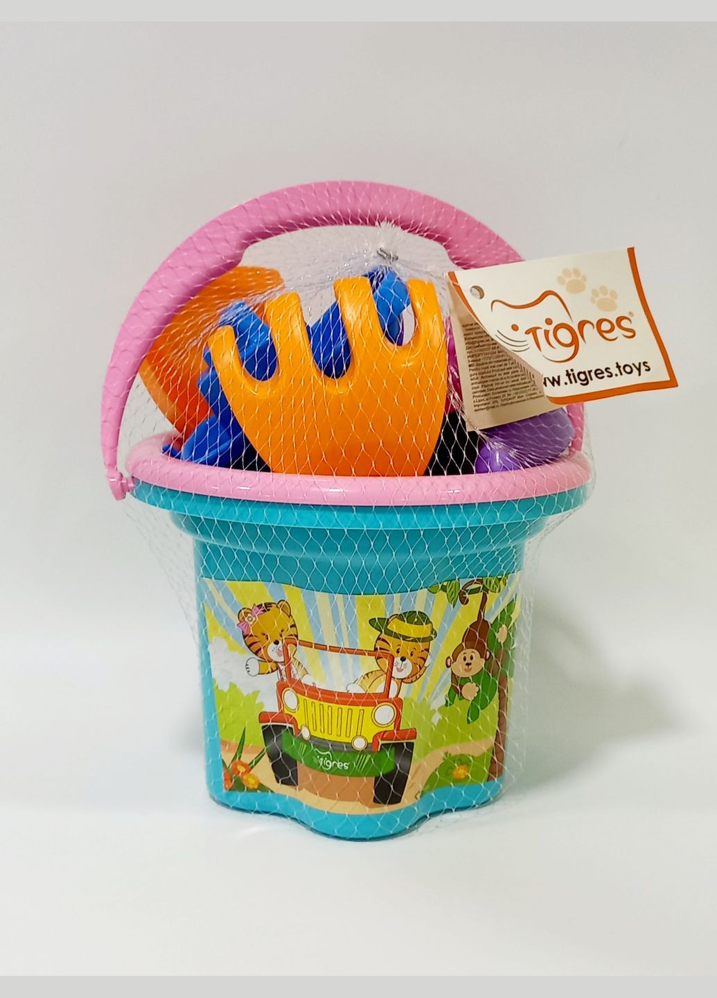 Набір для піску "Квіточка" 7 елементів, 39043 (4820159390434) Вид 2, Блакитний Тигрес (292708415)