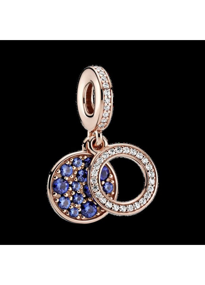 Серебряный шарм Пандора "Яркий синий диск" 789186C01 Kabluchka (355346714)