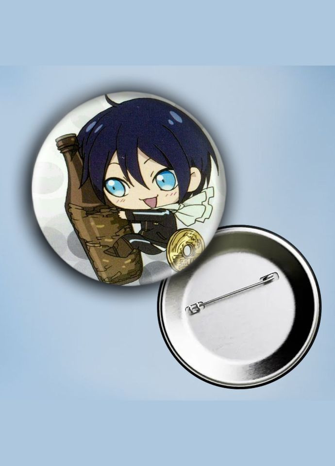 Значок на булавке Аниме Бездомный Бог #8 металлический 56 мм No Brand (304509011)