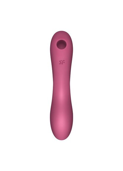 Вакуумный стимулятор с вибрацией Curvy Trinity 3 Red Satisfyer (335394814)