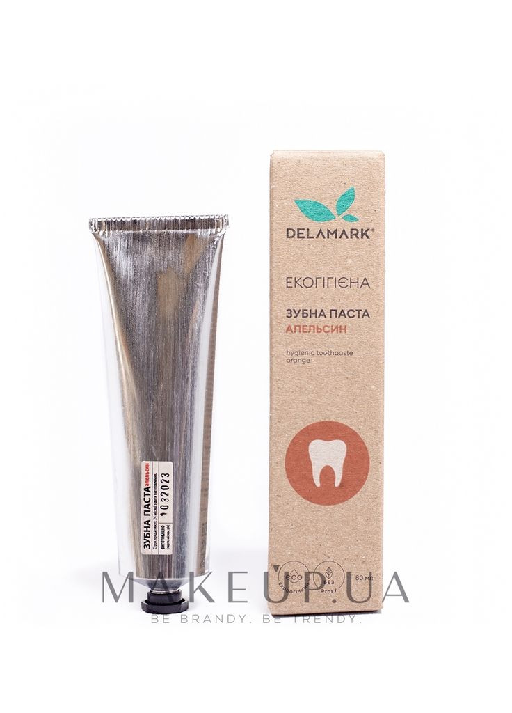 Зубна паста гігієнічна "Апельсин" 80ml (743756-31337490) DeLaMark (368620689)