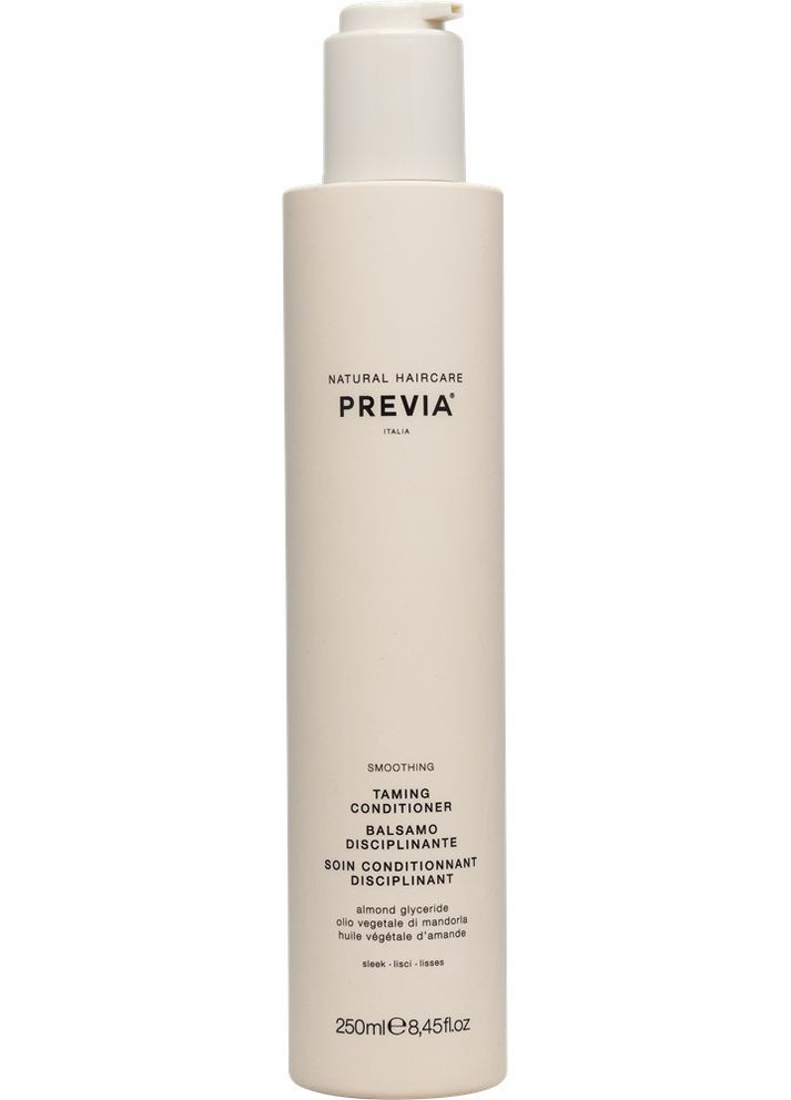 Кондиціонер для приборкання волосся ALMOND & LINSEED OIL 250 мл Previa (334704683)