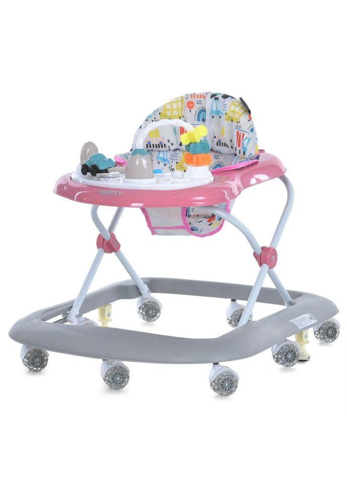 Детские Ходунки Simply ME 1215 Pink, музыка, свет El Camino (365867109)