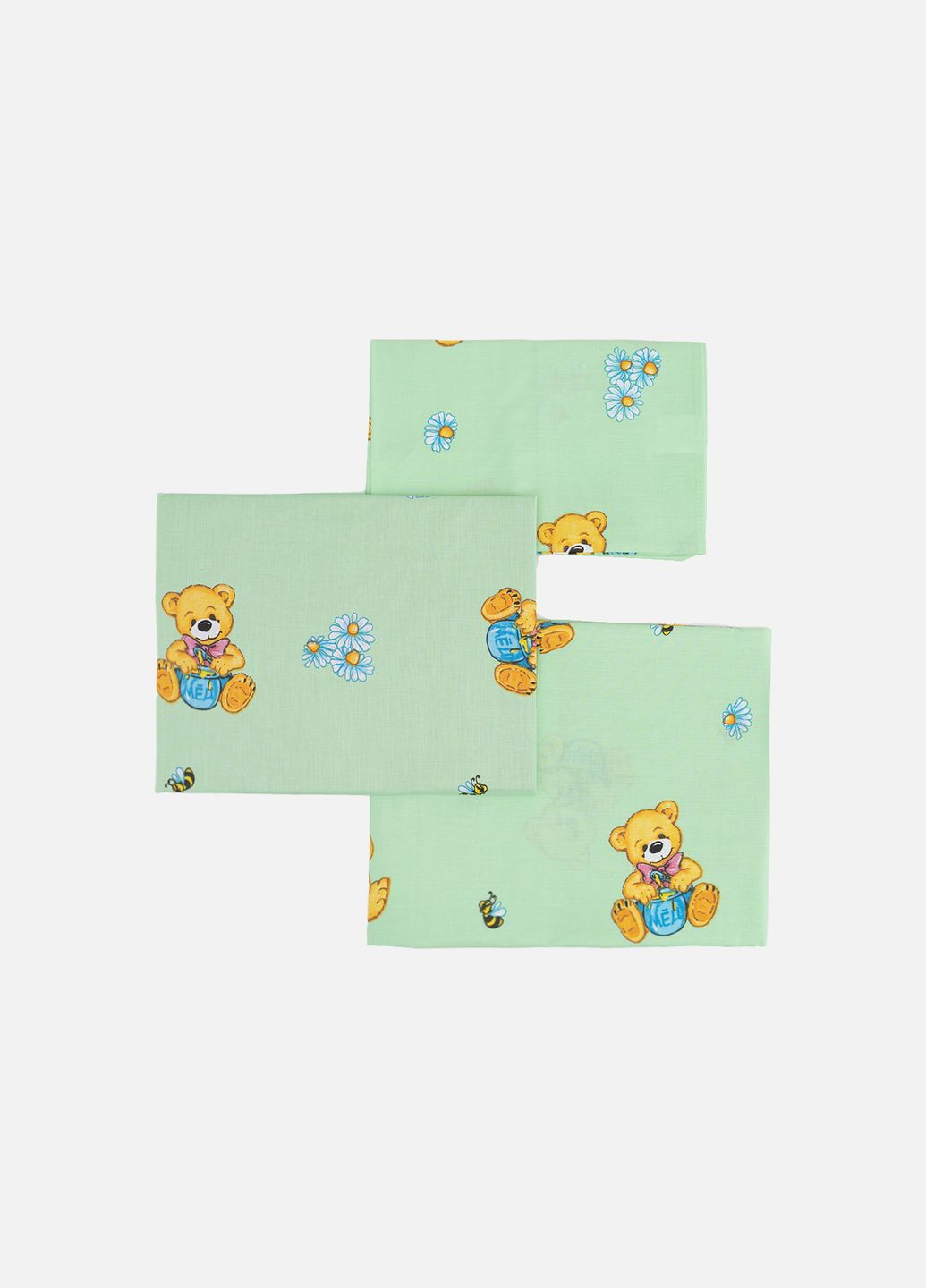 Детский комплект постельного белья цвет зеленый ЦБ-00247096 Viluta (285104004)