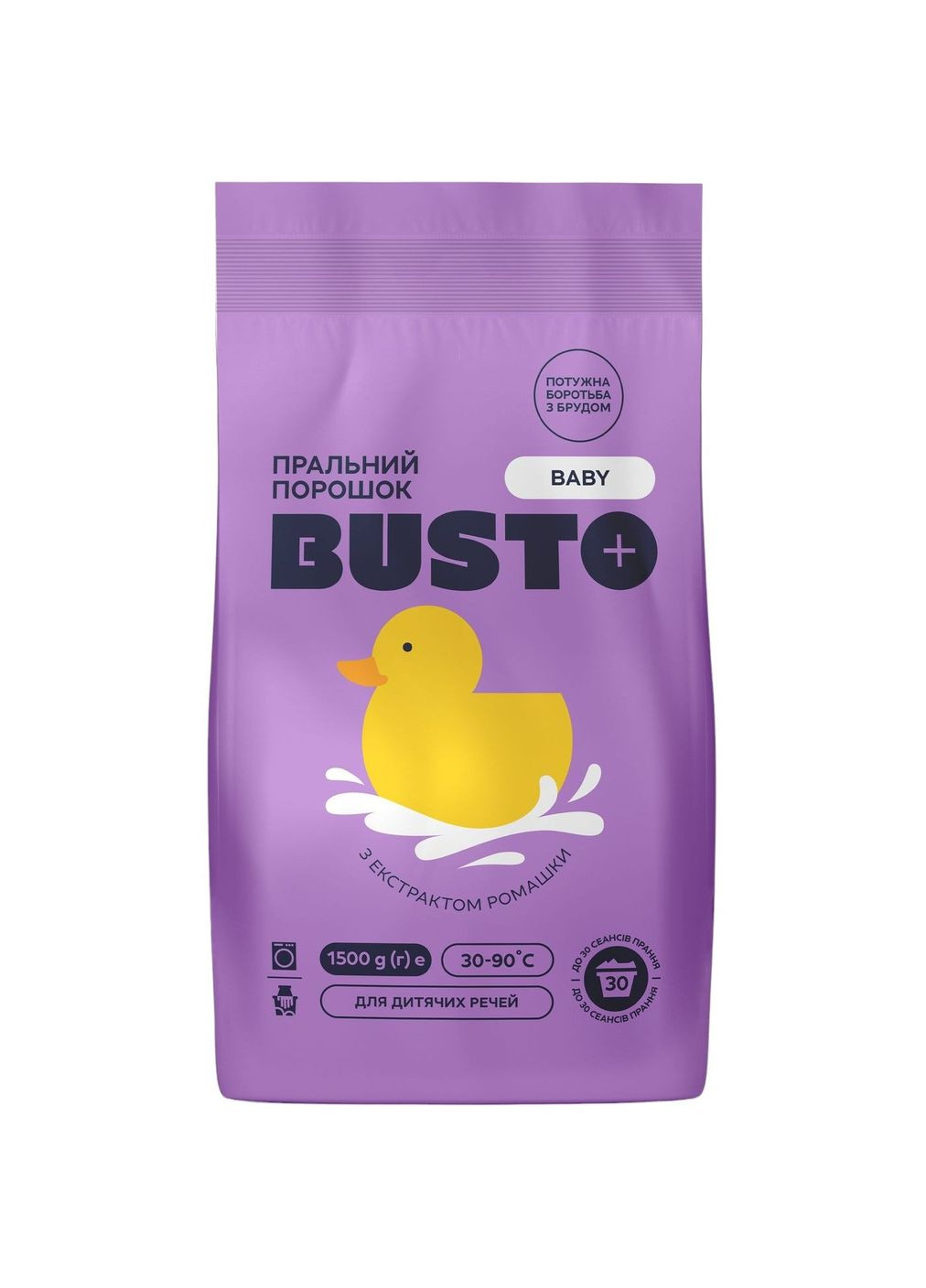 Стиральный порошок Baby Ромашка, 1.5 кг BUSTO 4820178065559 (338181703)