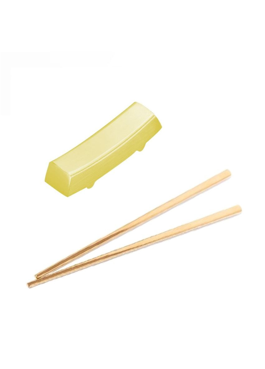 Комплект золотої підставки та паличок для суші золото для дому ресторанів, кафе. REMY-DECOR (293152732)