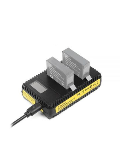 USB зарядное с LCD дисплеем для 2-х аккумуляторов AHDBT-401 для GoPro Hero 4 (код XTGP431) Shoot (369558723)