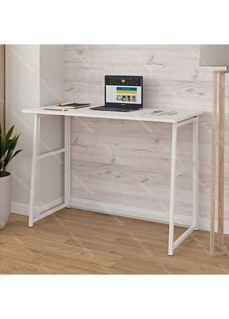 Стіл лофт письмовий, робочий, компютерний D-038 Бетон + Білий No Brand (371910143)
