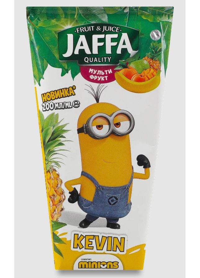 Нектар Minions Мультифрукт з м'якоттю 200мл (упаковка 18 шт) Jaffa (369544258)