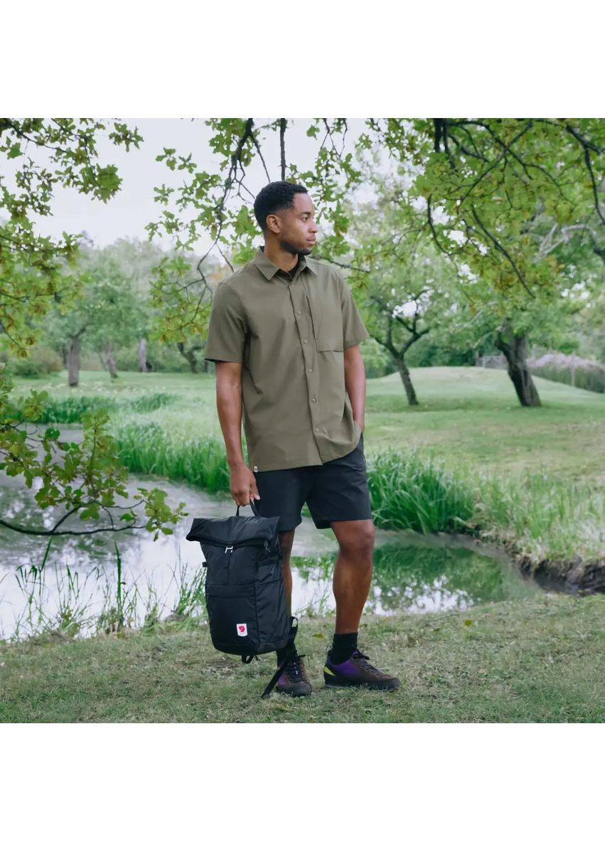 Комбінована сорочка high coast pack shirt ss laurel green Fjallraven