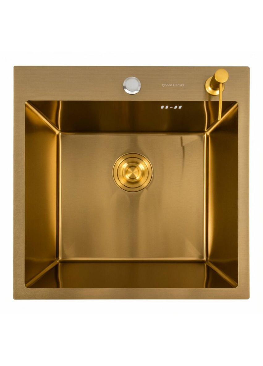 Кухонный комплект: Handmade 50x50 PVD Gold + JW449 PVD Gold Valeso (353495414)