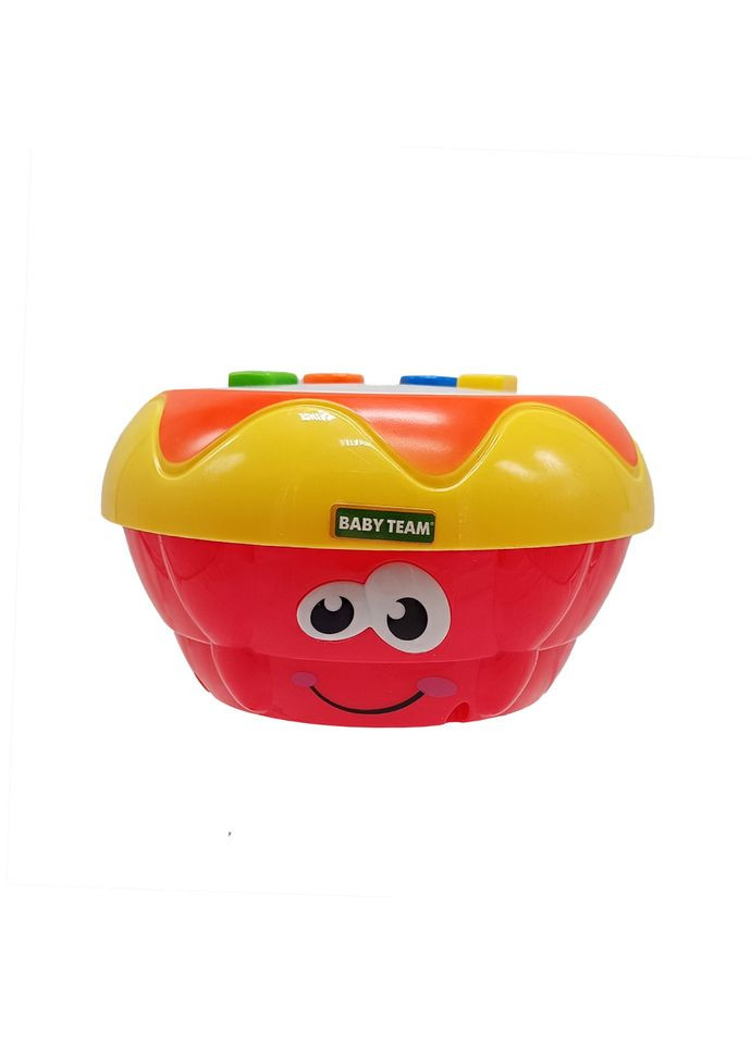 Дитяча музична іграшка "Барабан" 8643(Red) світлові та звукові ефекти No Brand (326838551)