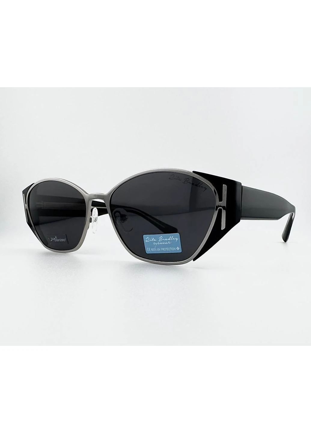 Жіночі Сонцезахисні Окуляри з Поляризацією RB8193 Col.01P Polarized, Чорні Антибликові Rita Bradley (400527459)