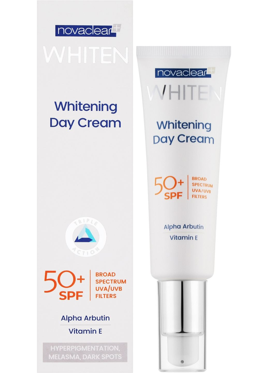 Дневной крем для лица Whiten Whitening Day Cream SPF50+*50ml (1528834-41769296) Novaclear (369110175)