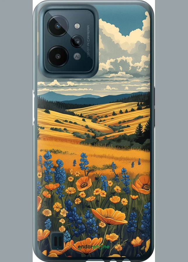 Чехол на Realme C31 Украинское поле "6082u-2593-70447" Endorphone (364679547)