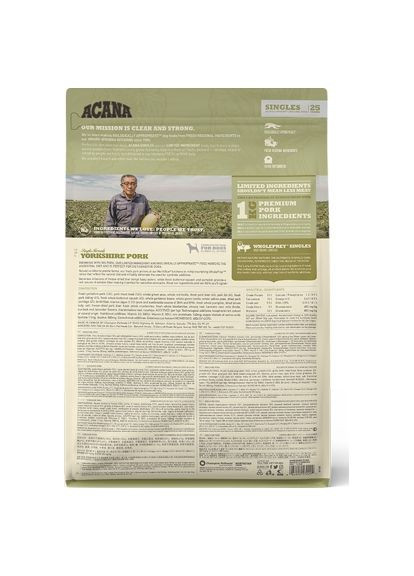 Сухой корм для собак (0064992572204) Acana Yorkshire Pork 2 кг (370016395)