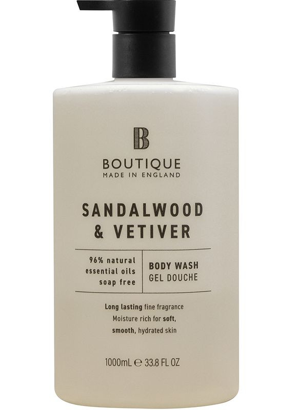 Гель для душа Sandalwood & Vetiver, 1000 мл Boutique (352187745)