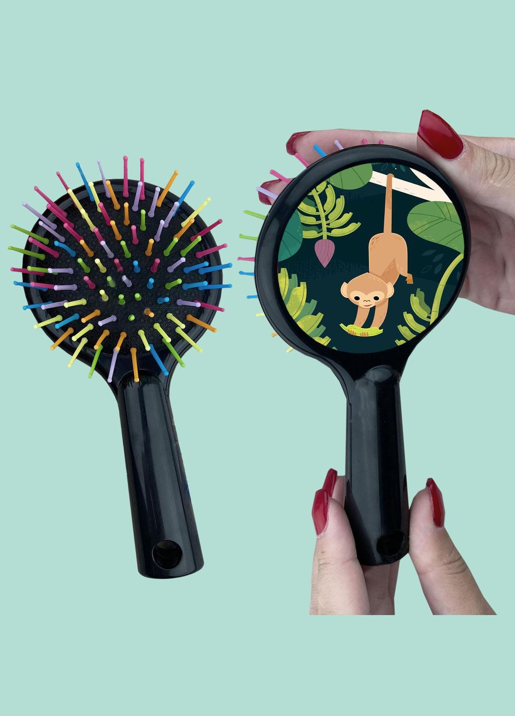 Дитячий Гребінець для волосся #0202 Чорний No Brand (315043377)