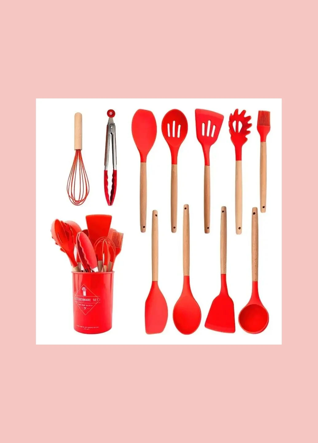 Набір силіконовий кухонного приладдя Kitchen Set RB-2239 (12 предметів) Digital (374477197)