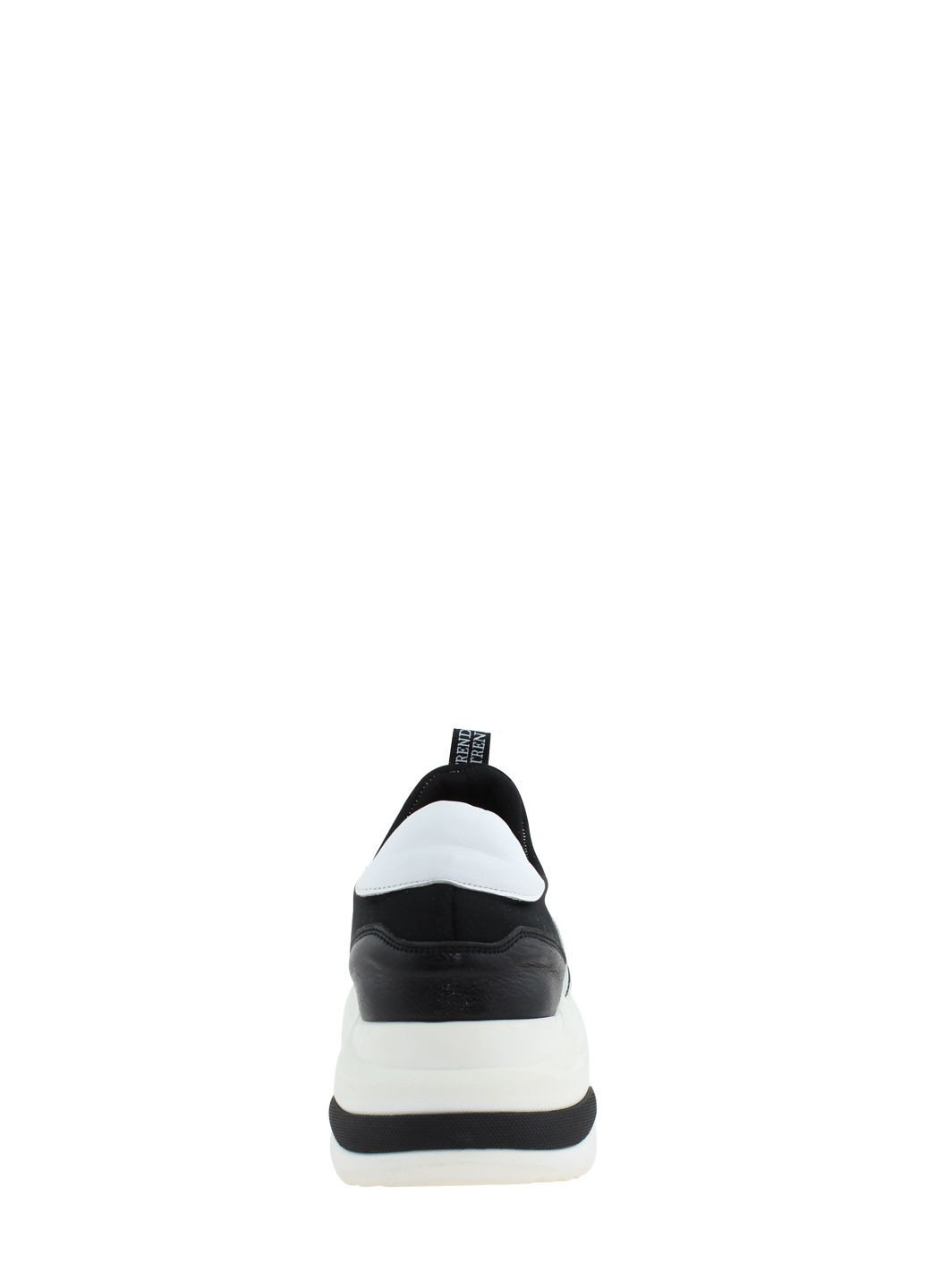 Чорно-білі осінні кросівки 202 -1 чорний-білий NM