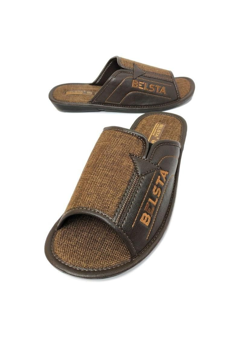 Тапочки кімнатні чоловічі коричневі 514-3 Белста (257108009)