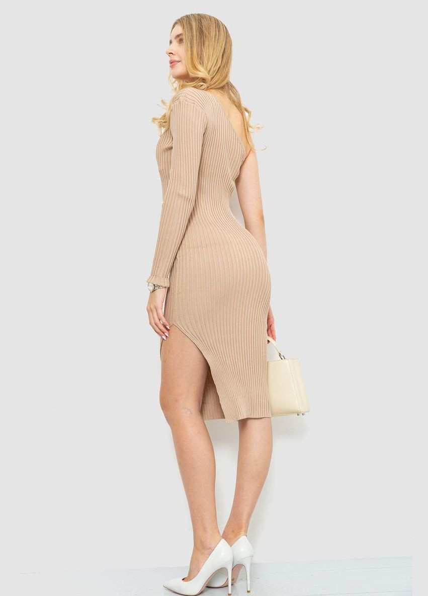 Бежевое платье вязаное, 204r174 Ager