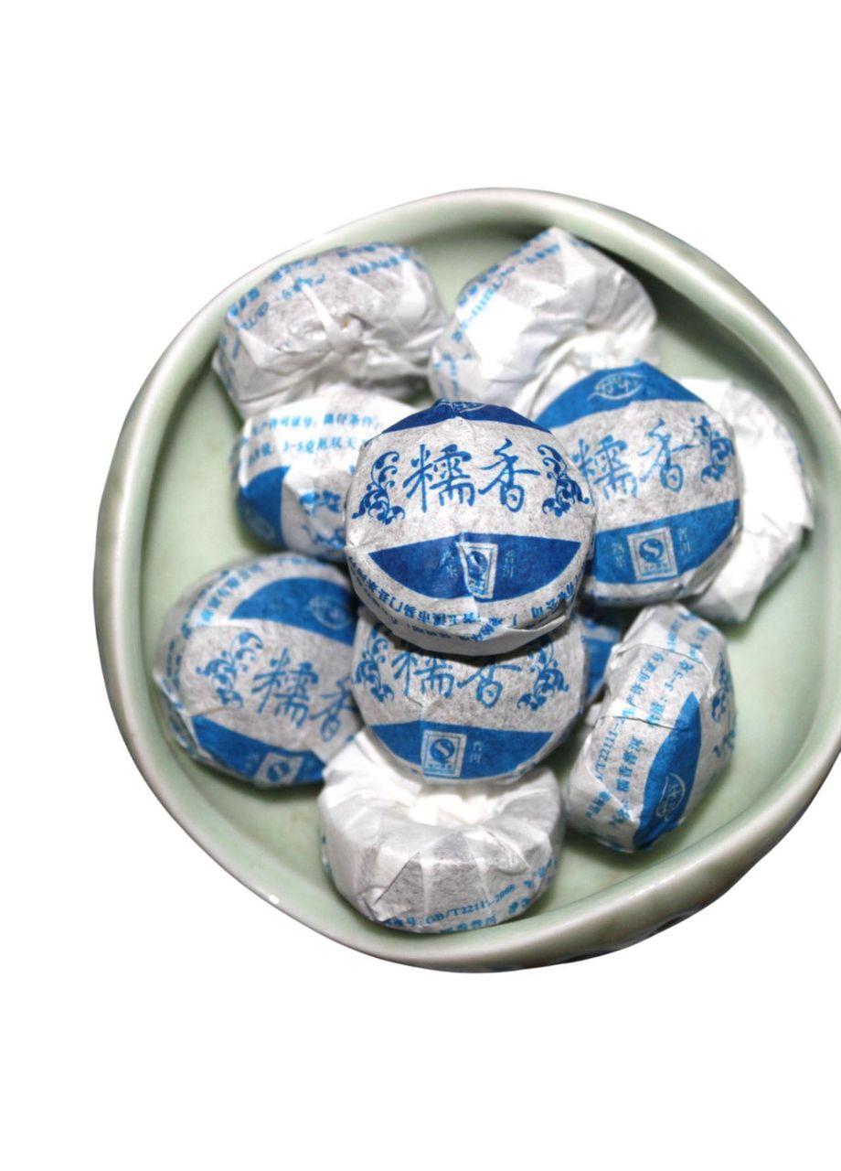 Чёрный чай Шу Пуэр мини То Ча с клейким рисом Чаеман, прессованный, Набор 10 шт по 4 г No Brand (336386311)