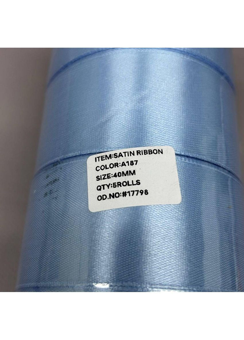 Стрічка атласна 4 см (23 м) "" (АЛ4-А187) No Brand (354797554)