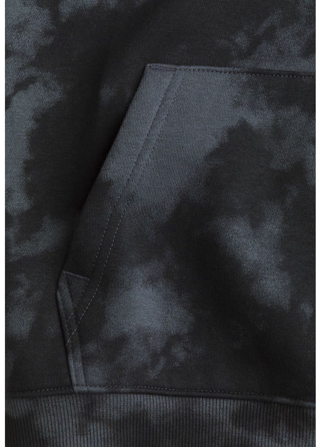 Худи для мальчика черное тай дай H&M (364197209)