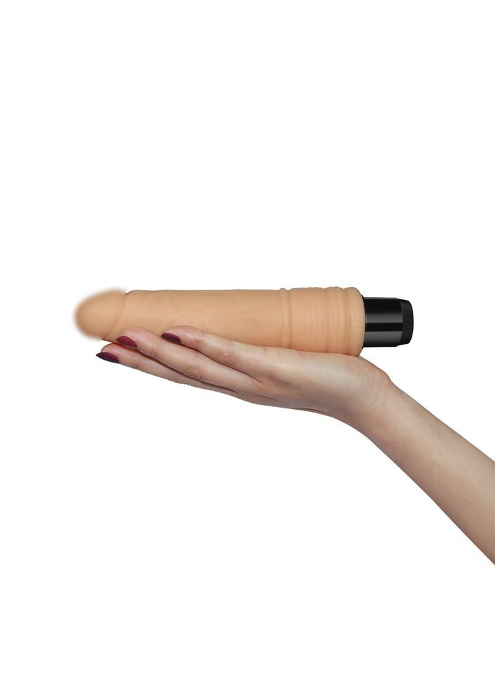 Вібратор жіночий фалоімітатор з вібрацією Dildo Real Feel 19 см Кібершкіра Lovetoy (317747414)