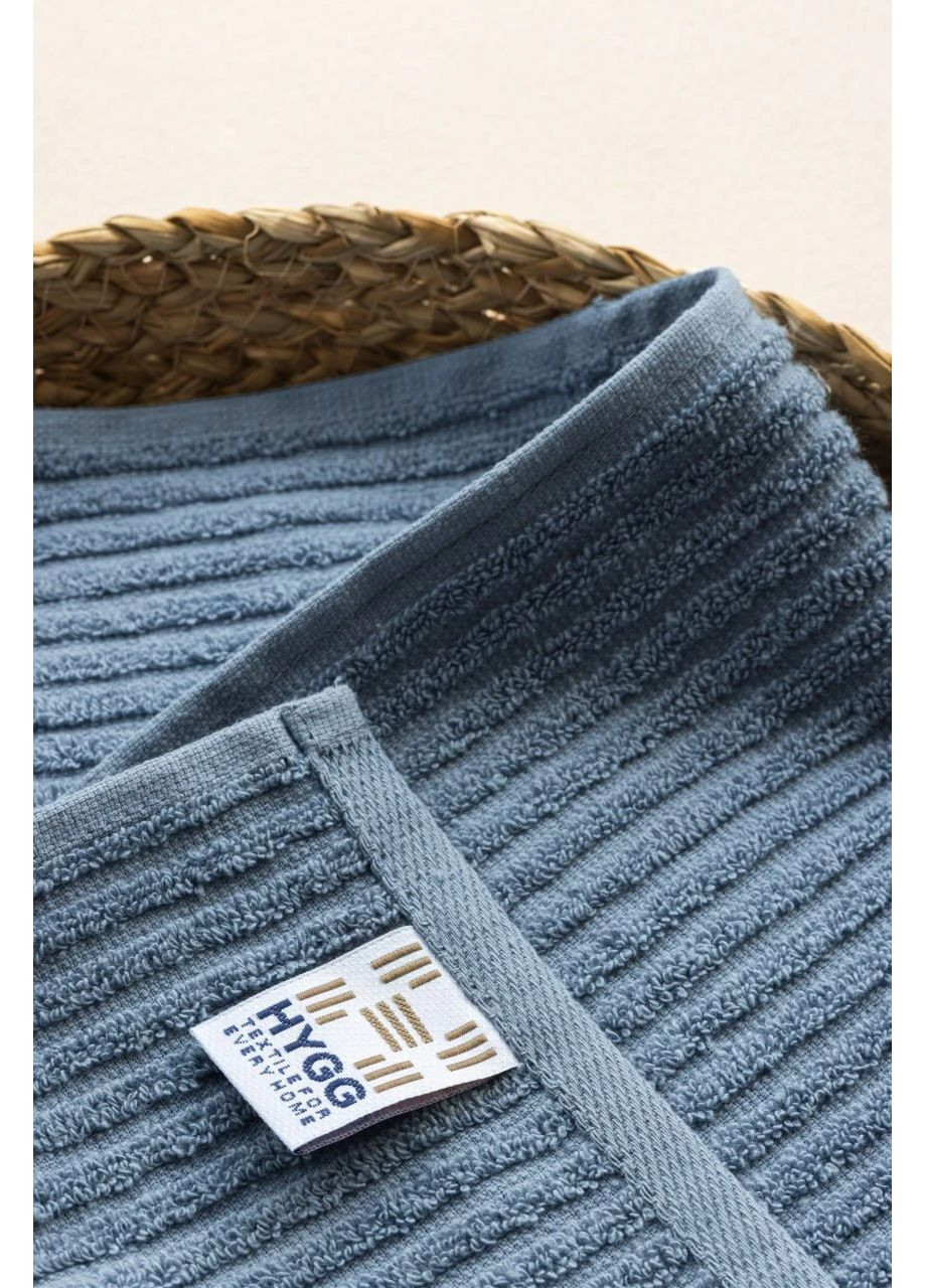 Набор полотенец Magma L 30х50см, 50х90см, 90х150 HYGG полоска светло-голубой