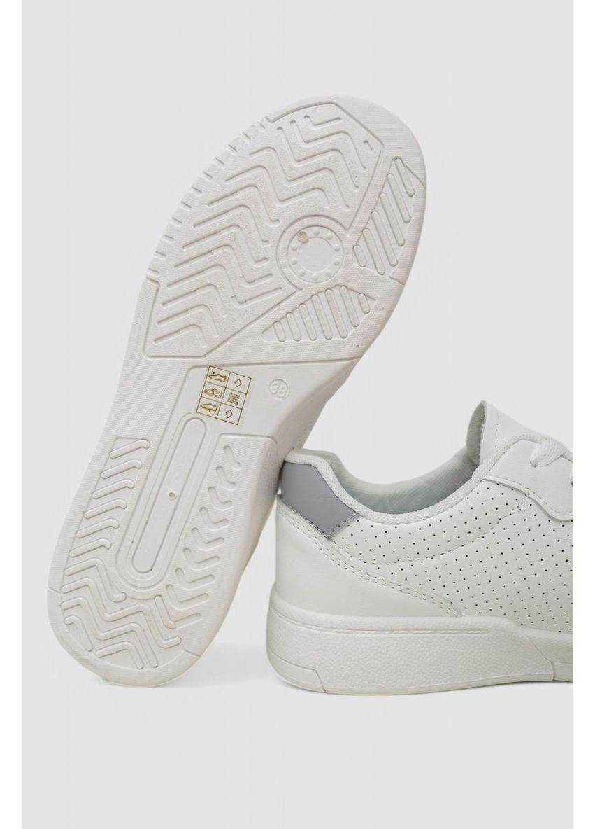 Білі кеди жіночі з перфорацією Ager 248RAD60