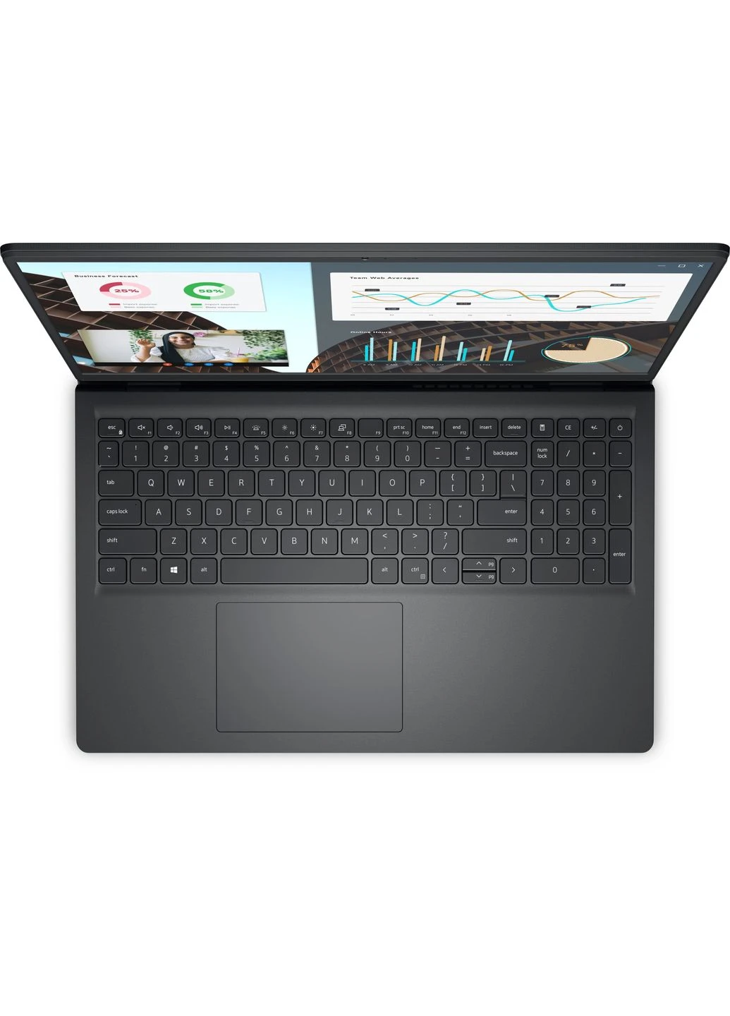 Ноутбук Vostro 3530 15.6" FHD AG, Intel i7-1355U, 16GB, F512GB, UMA, Lin, черный Dell (360397321)