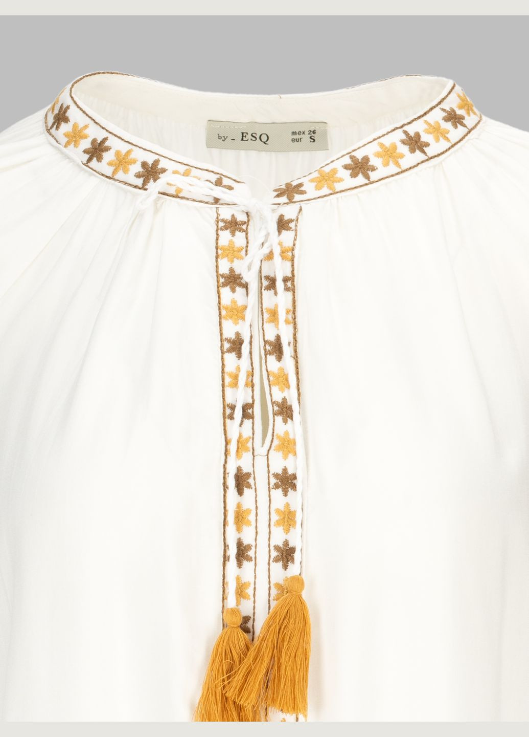Вышиванка рубашка с принтом женская 5036 S Белый (2000990588531A) ES-Q (294753632)