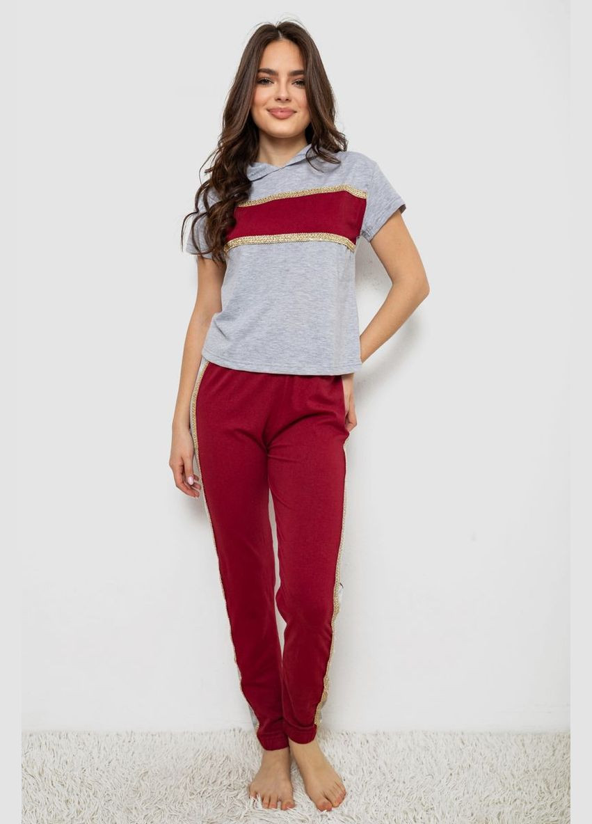 Сіра всесезон піжама жіноча,, 243r1488-013 Anello