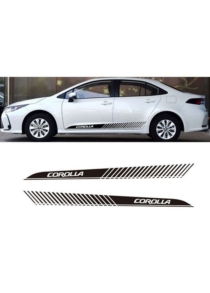 Смуги на авто 3D TUNING STUDIO Тойота Королла 1960х120х0.060мм=2штуки No Brand (362498935)