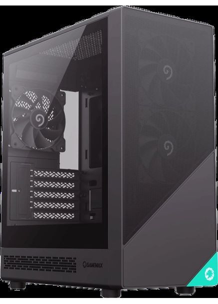 Корпус Focus M Tempered Glass без БЖ Black GameMax (360418887)