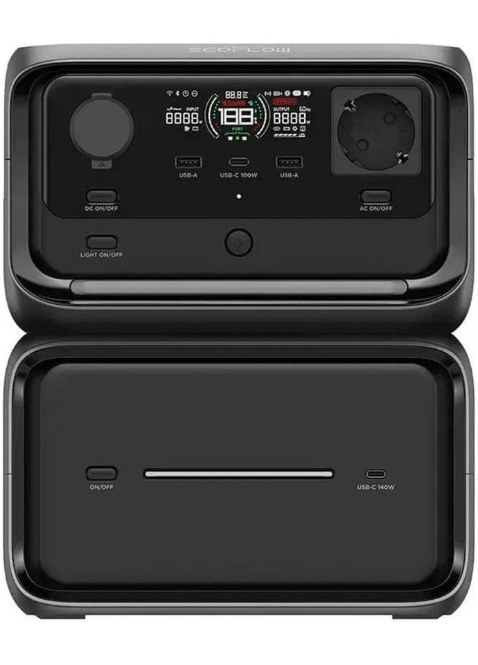 Комплект зарядної станції RIVER 3 Max Plus (EFRIVER3MaxPlus-EU-CBOX) EcoFlow (370849619)