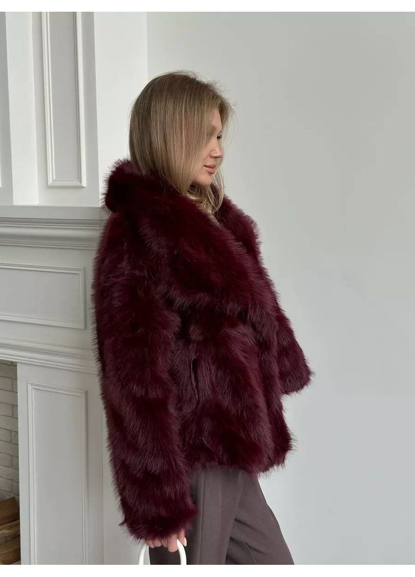 Стильная шубка из эко меха — ЗАМЕР В ОПИСАНИИ GD/GL Модний простір (370370048)