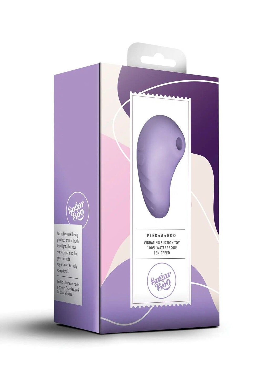 Вакуумный стимулятор с вибрацией Peek-A-Boo, 10 режимов SugarBoo (316158842)