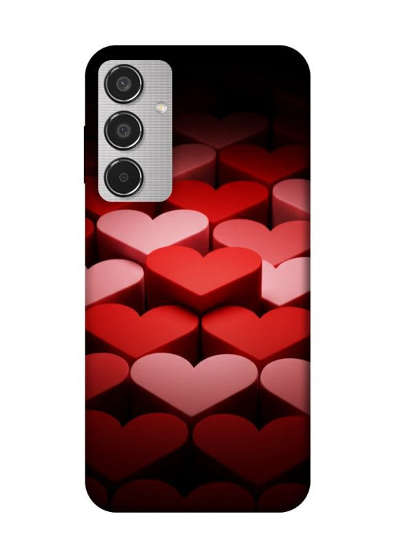 Чохол з принтом для Samsung Galaxy M35 5G / для самсунг галаксі М35 Hearts pattern No Brand (338598401)