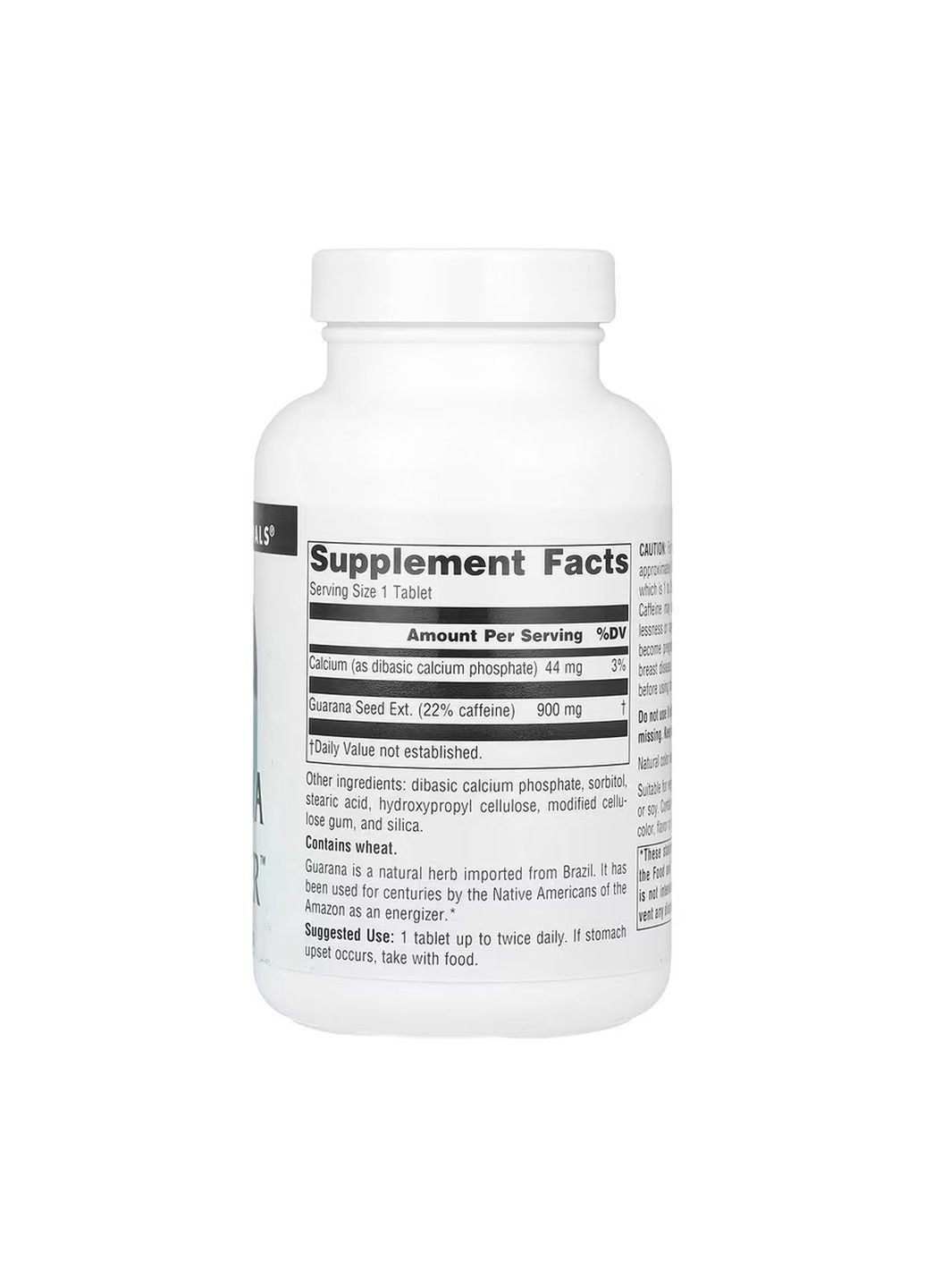 , Guarana Energizer™, 100 таблеток Source Naturals (366293557)