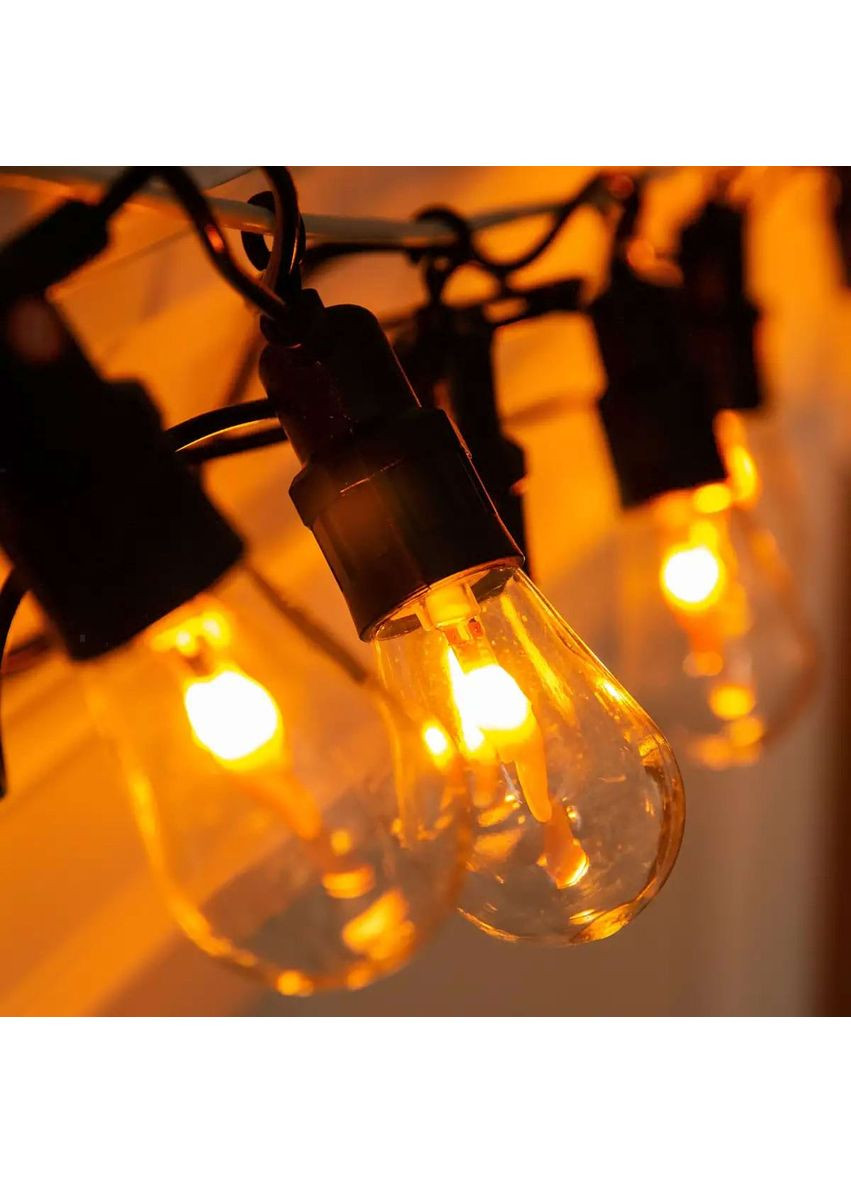 Ретро гирлянда уличная 10 LED лампочек 5 метров А60 (A-032785) Garlando (358933752)