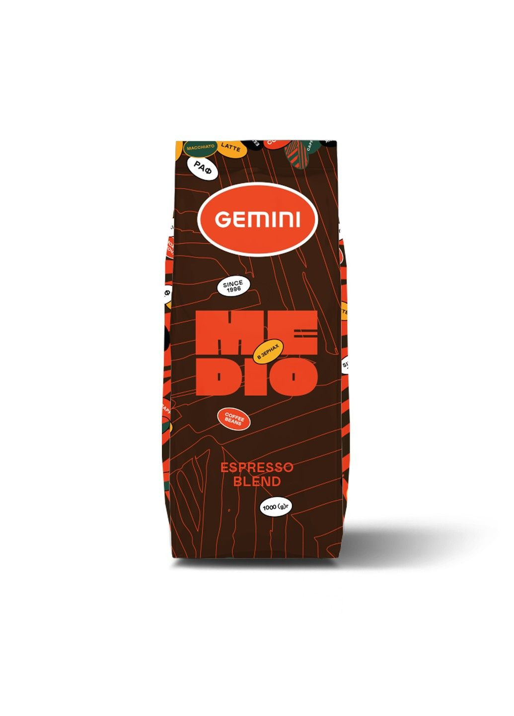 Кофе Espresso Medio 1 кг Gemini (278747628)