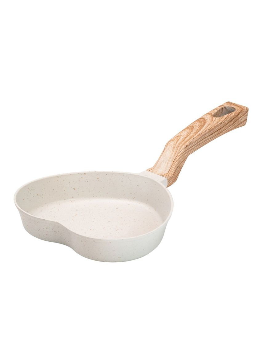 Сковорідка для омлету з антипригарним покриттям 16*13*5,3 см бежева HP39574W (A-032779) Breakfast (341307513)