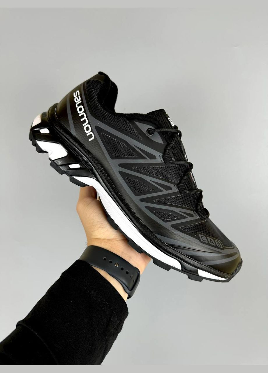 Черные зимние кроссовки зимние мужские salomon xt-6 winter gore-tex black termo fleece | саломон хт-6 черные термо с флисом No Brand