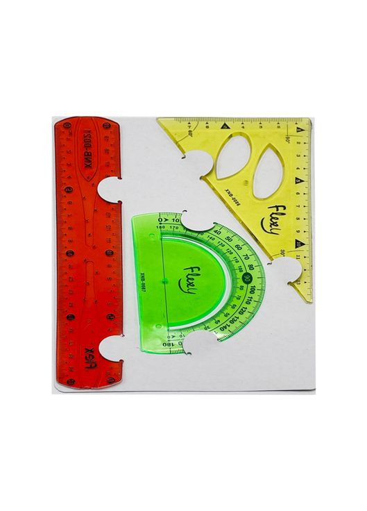 Набор треугольников 2028-3 "неломайка", 20 см Разноцветный Bambi (335355591)