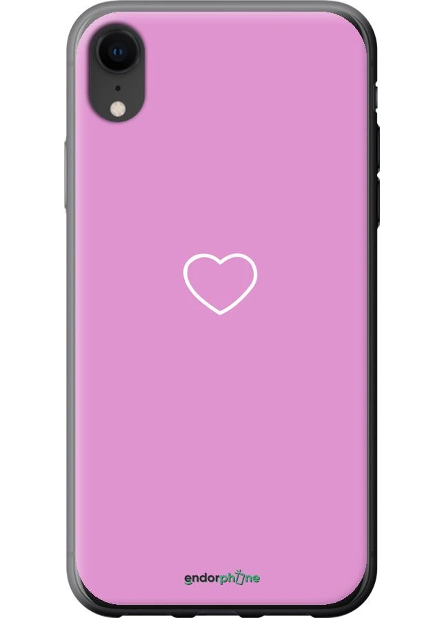 Чехол на iPhone XR Сердце 2 "4863t-1560-70447" Endorphone (366381643)